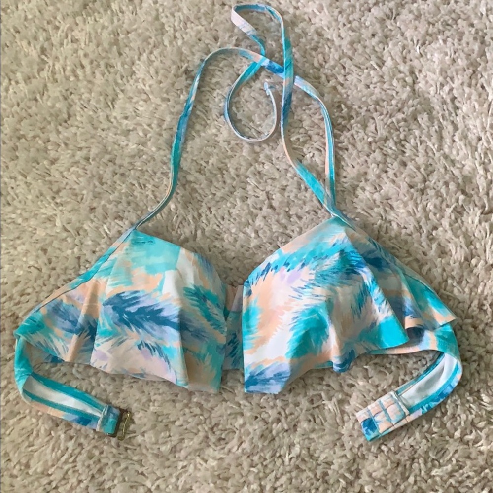 Multicolored swim top